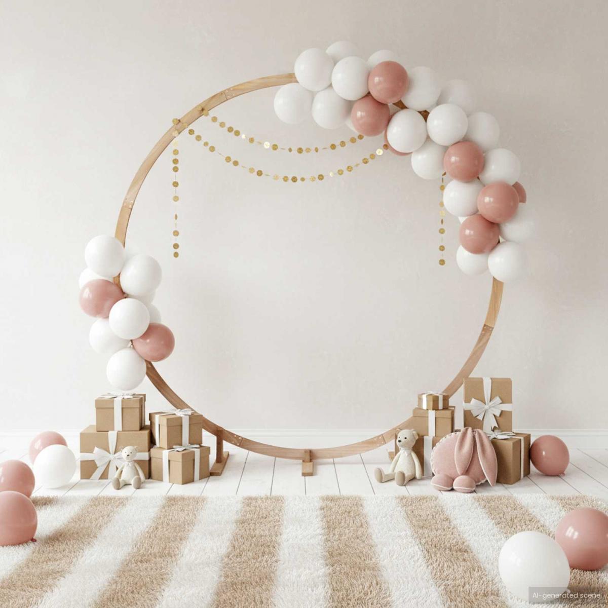 Arco de Boda Marrón Claro