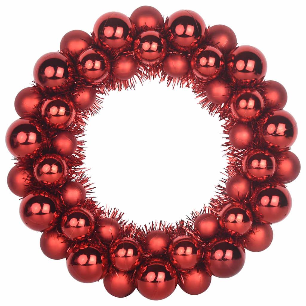 Coronas de Bolas de Navidad 2 uds. 33 x 33 x 7 cm