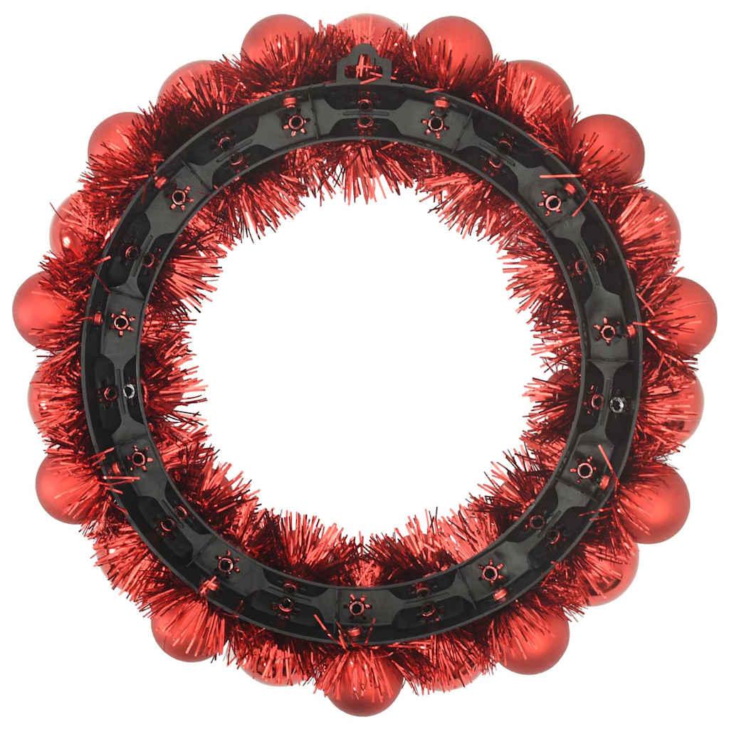 Coronas de Bolas de Navidad 2 uds. 33 x 33 x 7 cm