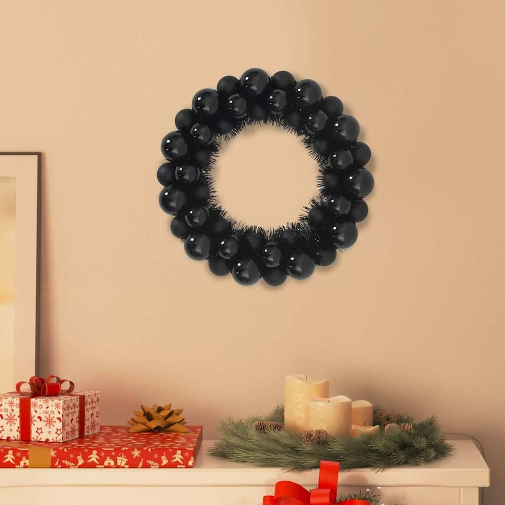 Coronas de Bolas de Navidad 2 uds. 33 x 33 x 7 cm