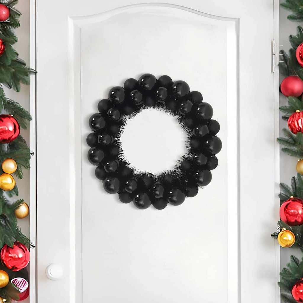 Coronas de Bolas de Navidad 2 uds. 33 x 33 x 7 cm