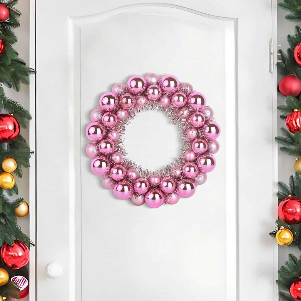 Coronas de Bolas de Navidad 2 uds. 33 x 33 x 7 cm