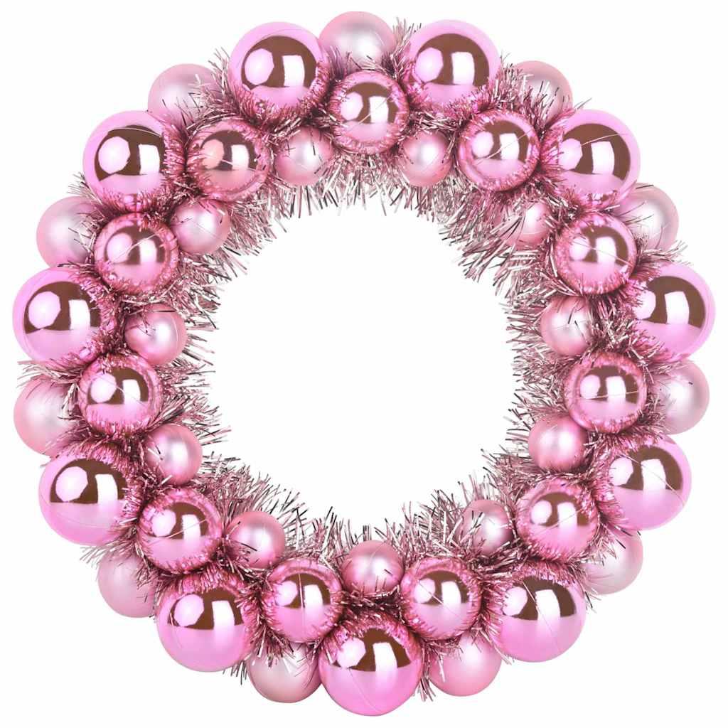 Coronas de Bolas de Navidad 2 uds. 33 x 33 x 7 cm