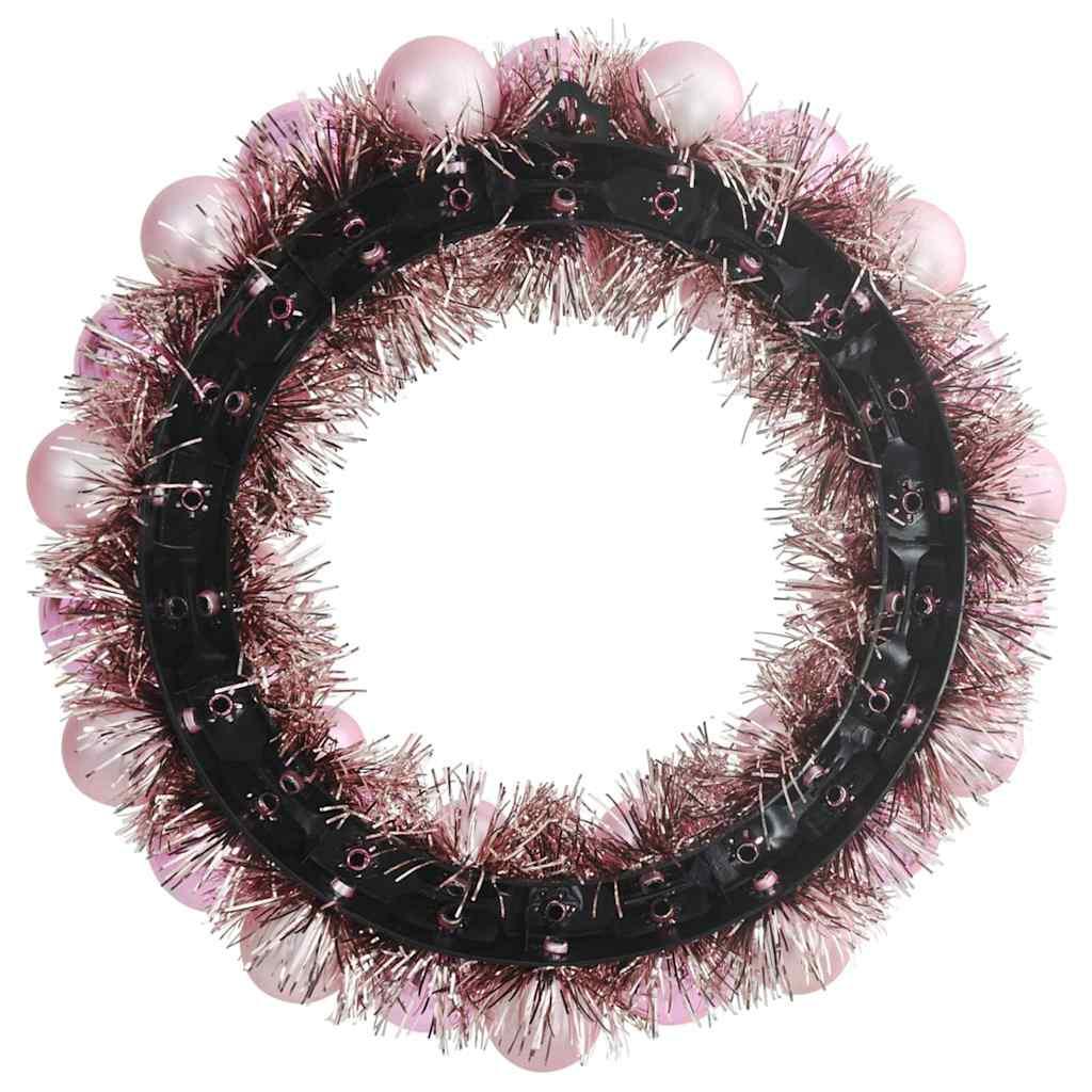 Coronas de Bolas de Navidad 2 uds. 33 x 33 x 7 cm