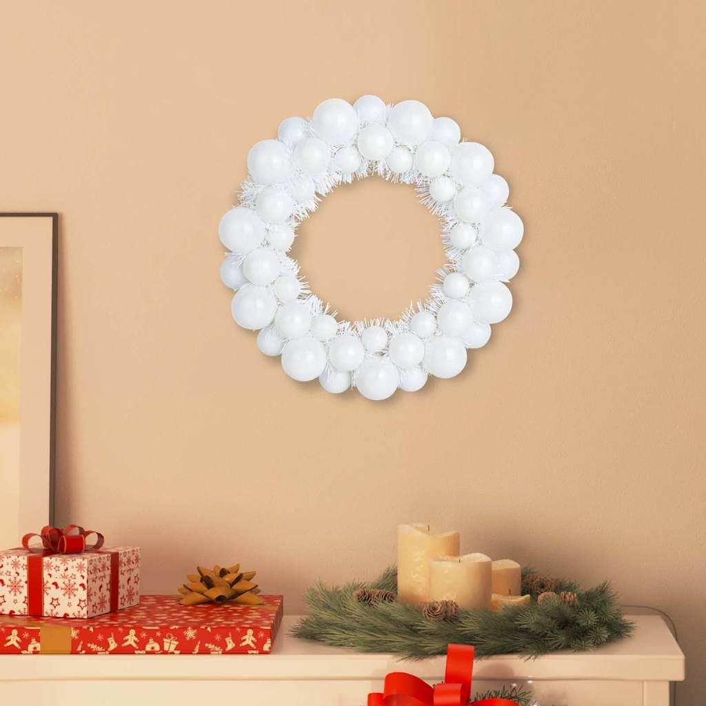 Coronas de Bolas de Navidad 2 uds. 33 x 33 x 7 cm