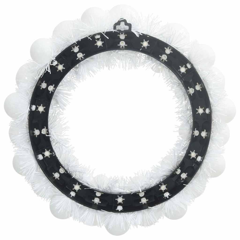 Coronas de Bolas de Navidad 2 uds. 33 x 33 x 7 cm