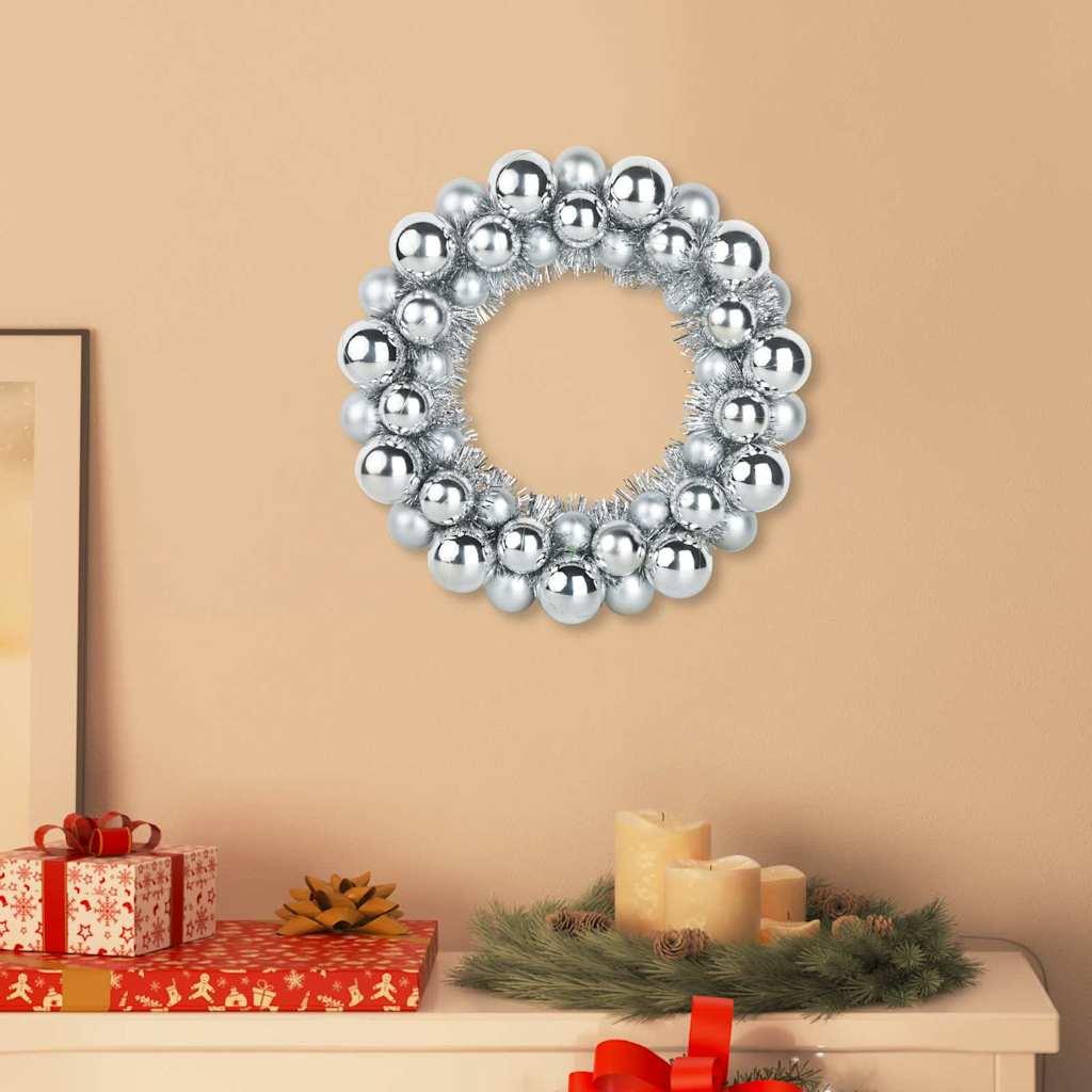 Coronas de Bolas de Navidad 2 uds. 33 x 33 x 7 cm