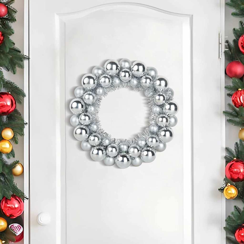 Coronas de Bolas de Navidad 2 uds. 33 x 33 x 7 cm