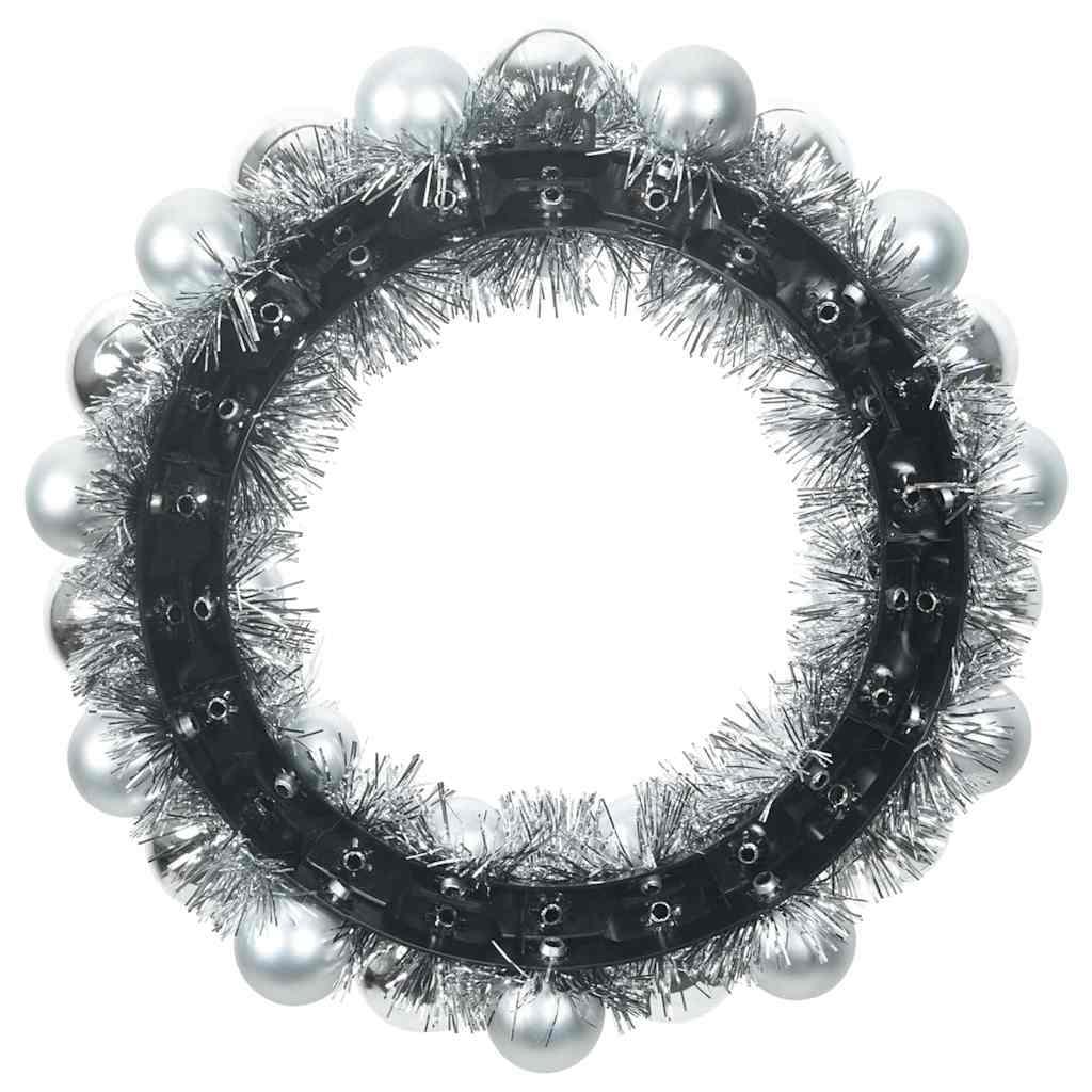 Coronas de Bolas de Navidad 2 uds. 33 x 33 x 7 cm