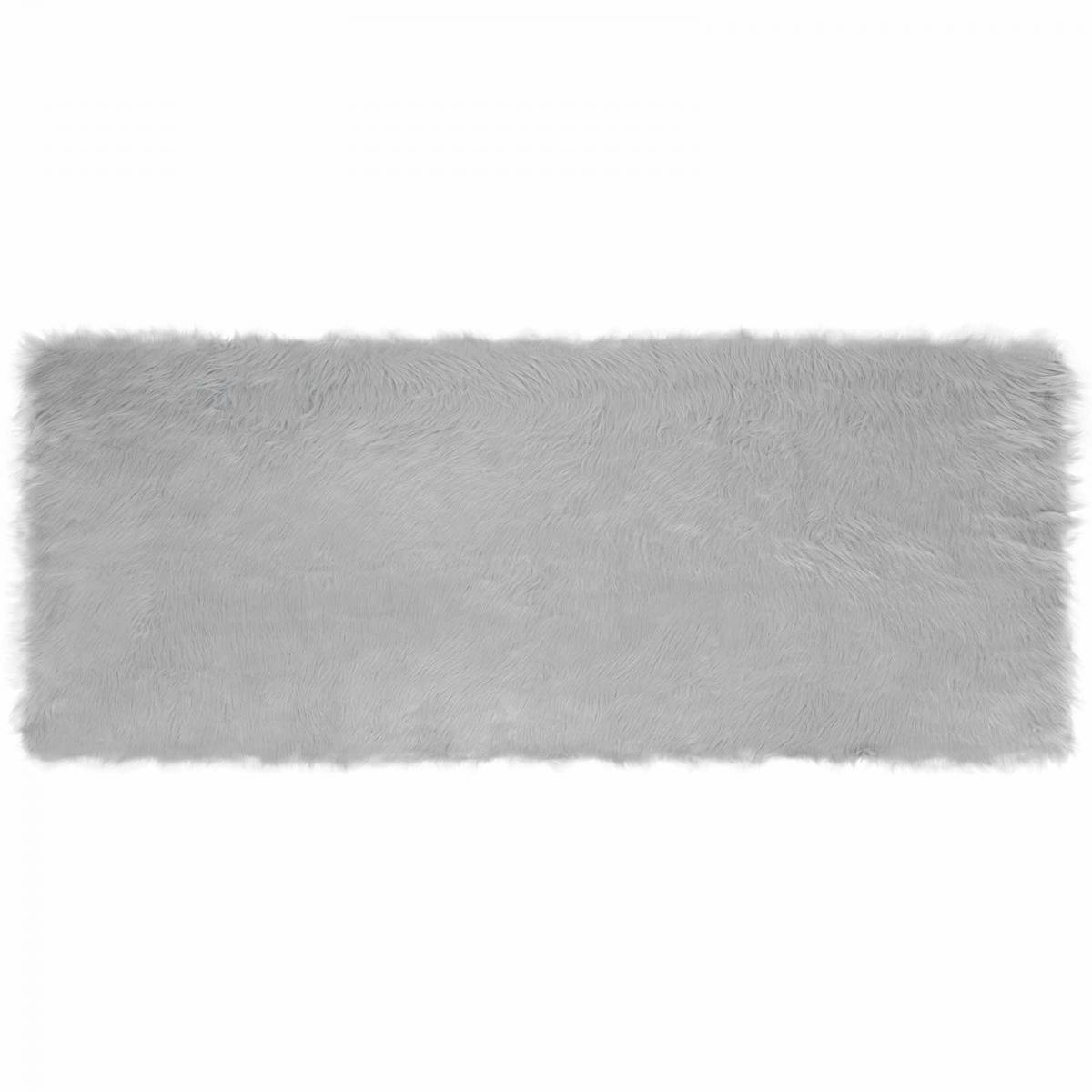 Alfombra de oveja sintética TAFALLA 80 x 200 cm