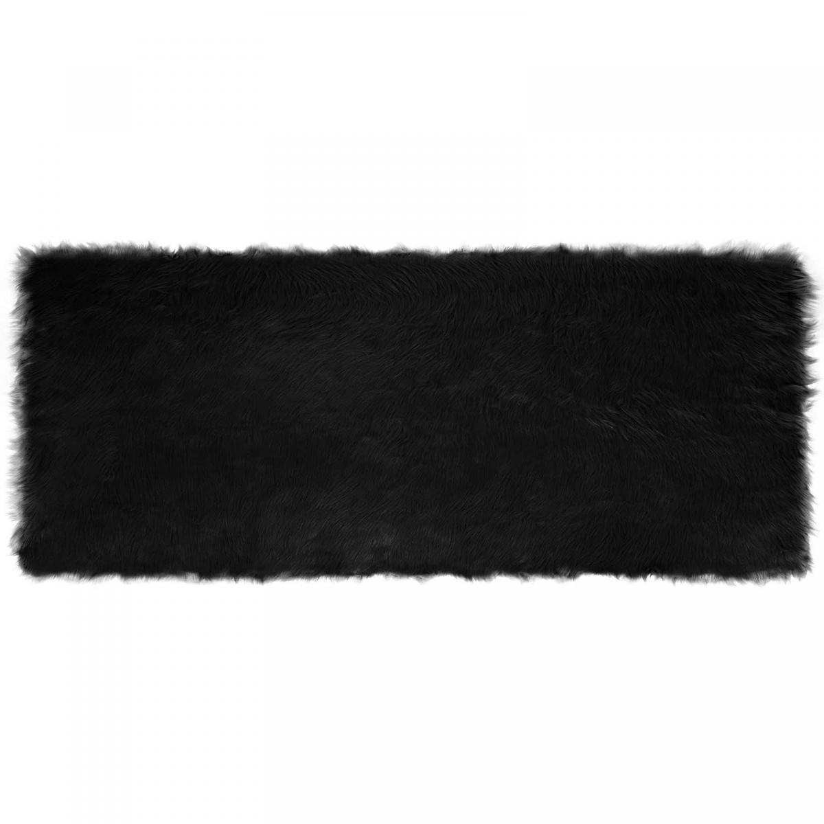 Alfombra de oveja sintética TAFALLA 80 x 200 cm