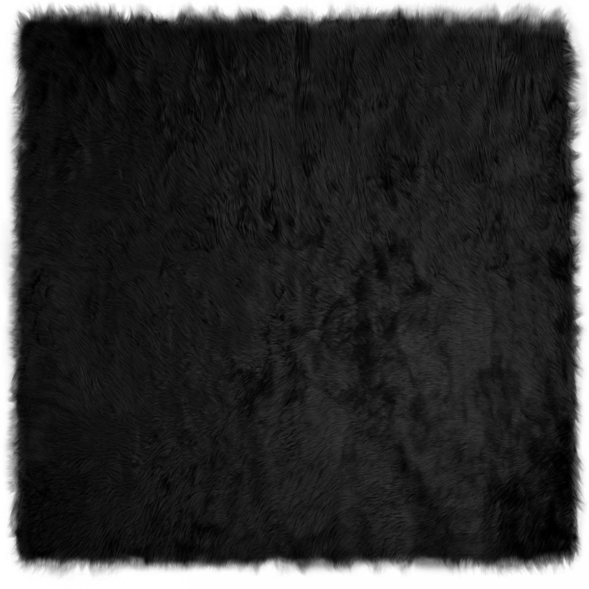 Alfombra de oveja sintética TAFALLA 120 x 120 cm