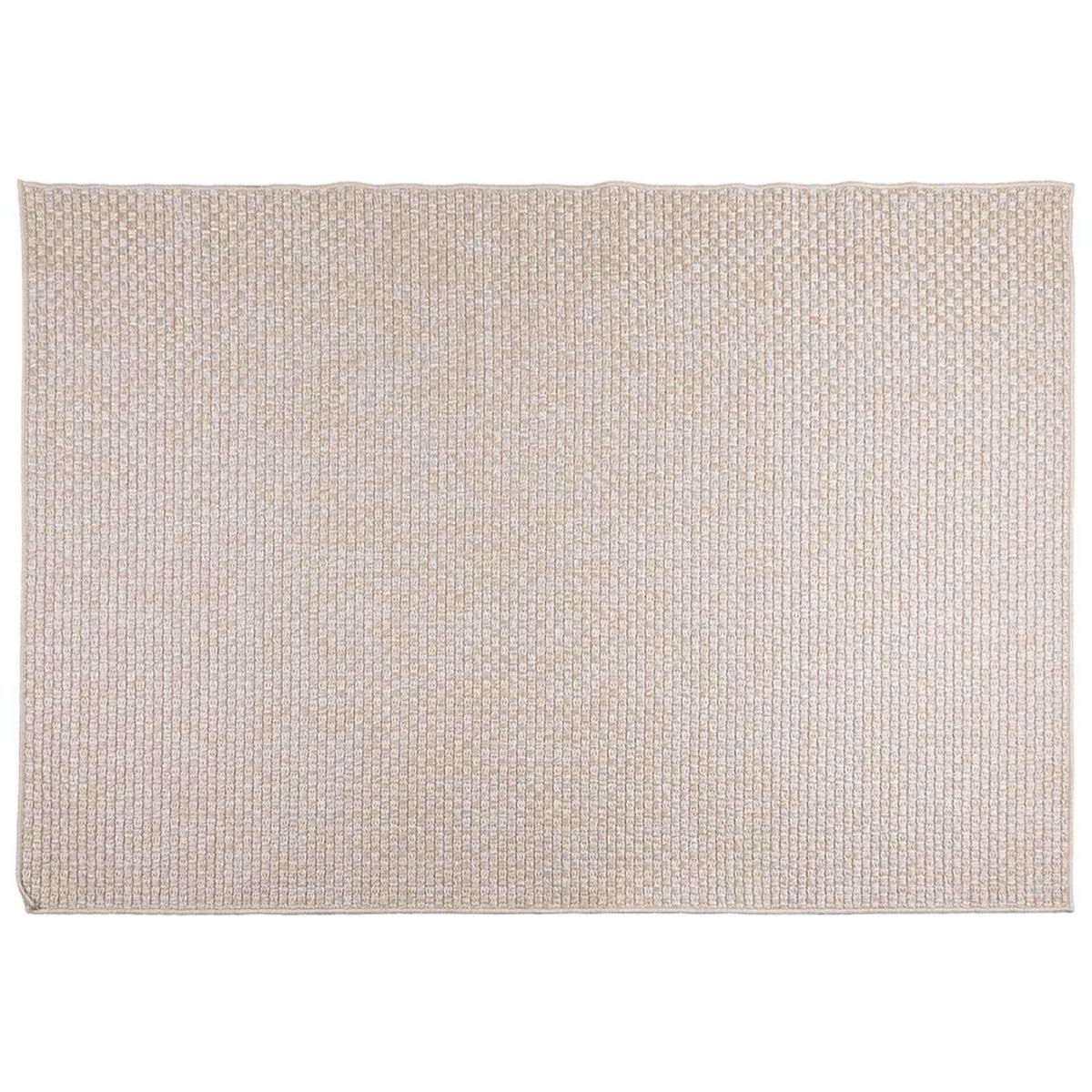 Alfombras de área Rectangular FARO Crema Poliéster