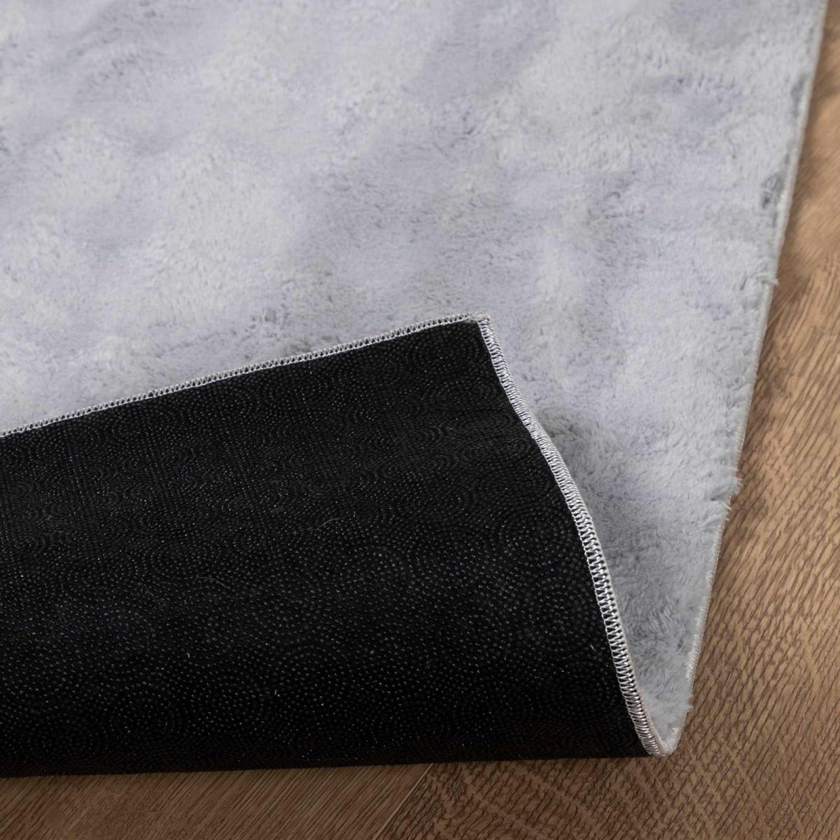 Alfombras de área Rectangular SIROLO Gris Poliéster