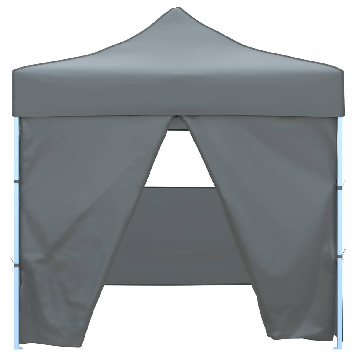 Carpa de Fiesta 200 x 200 x 315 cm Gris antracita Tela Oxford