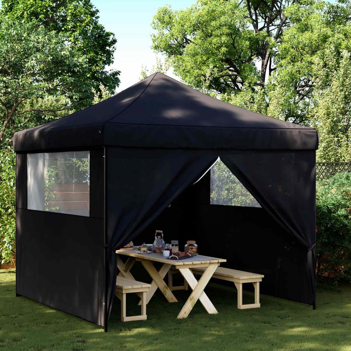 Carpa de Fiesta 200 x 200 x 315 cm Gris antracita Tela Oxford