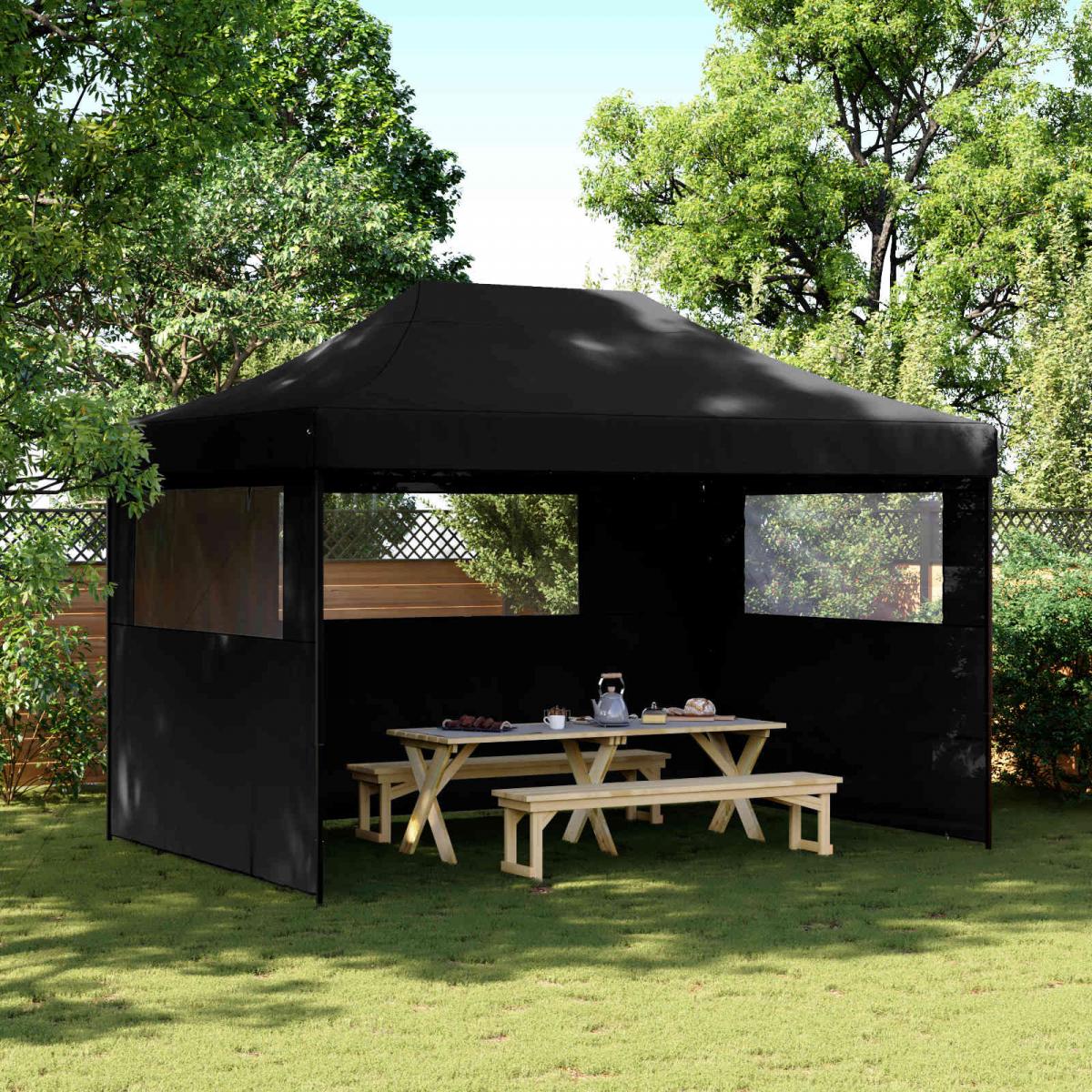 Carpa de Fiesta 200 x 200 x 315 cm Gris antracita Tela Oxford