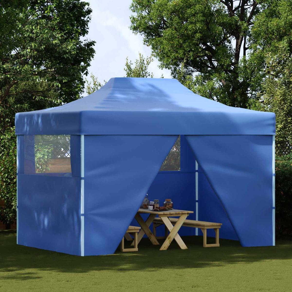 Carpa de Fiesta 200 x 200 x 315 cm Gris antracita Tela Oxford