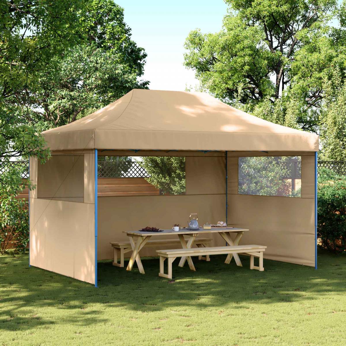 Carpa de Fiesta 200 x 200 x 315 cm Gris antracita Tela Oxford