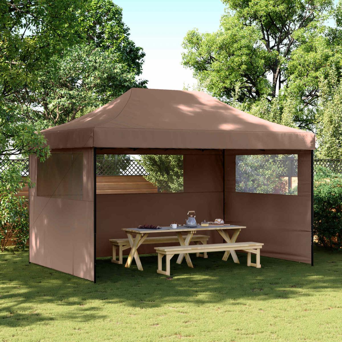 Carpa de Fiesta 200 x 200 x 315 cm Gris antracita Tela Oxford