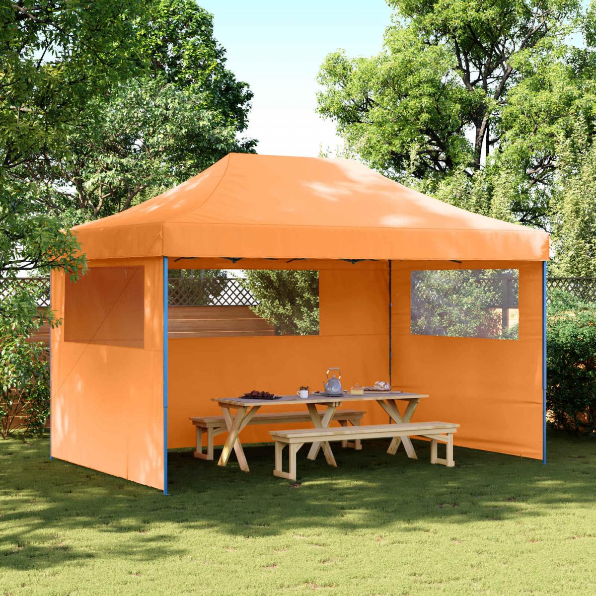 Carpa de Fiesta 200 x 200 x 315 cm Gris antracita Tela Oxford