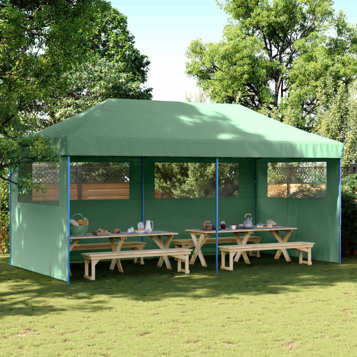 Carpa de Fiesta 200 x 200 x 315 cm Gris antracita Tela Oxford