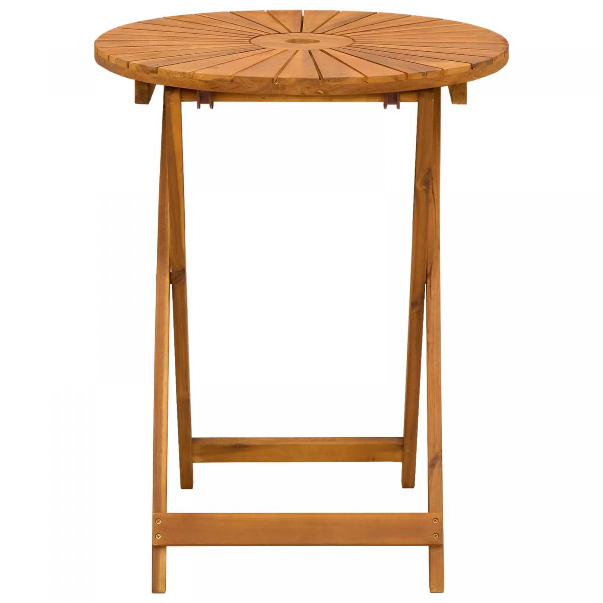 Mesa de jardín plegable