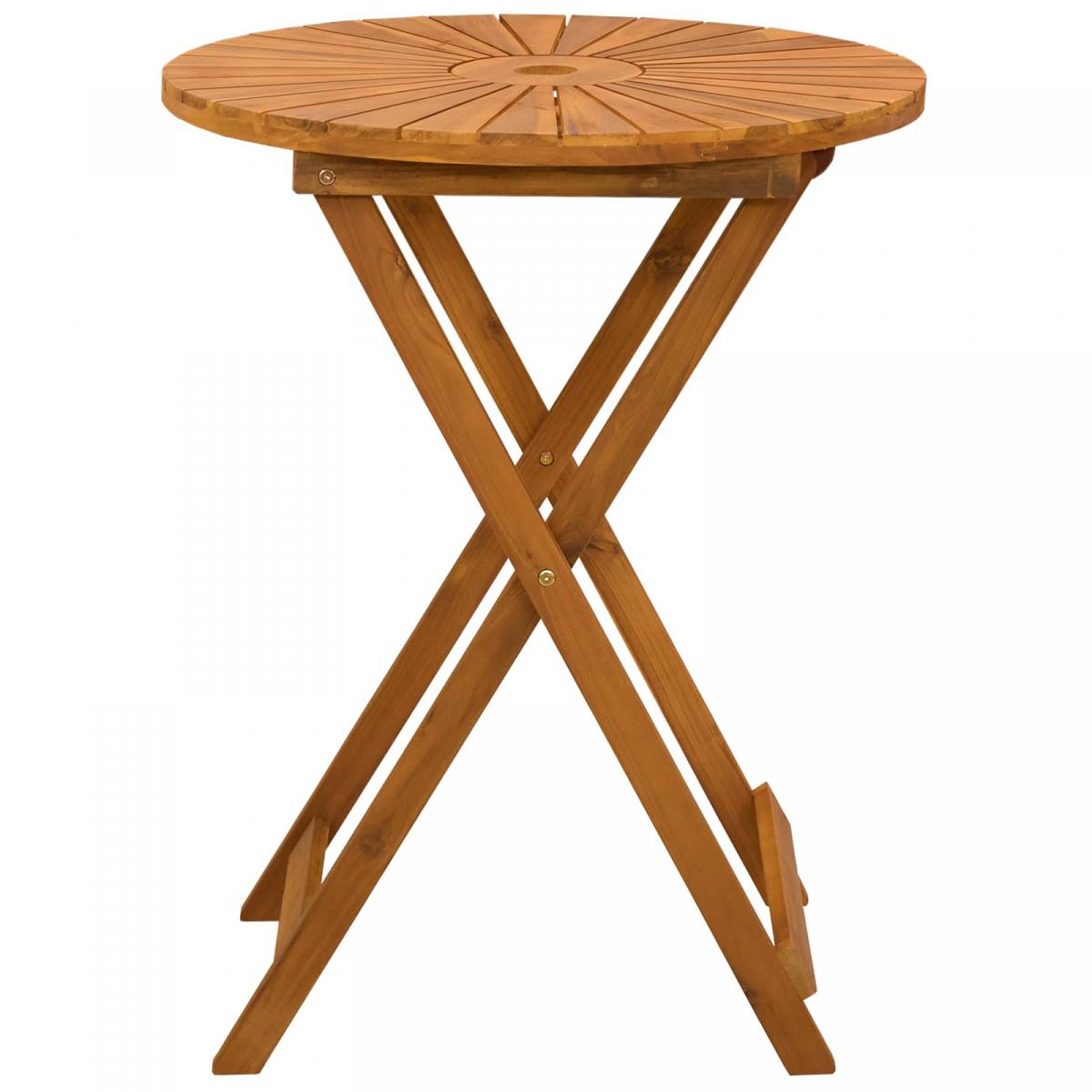 Mesa de jardín plegable