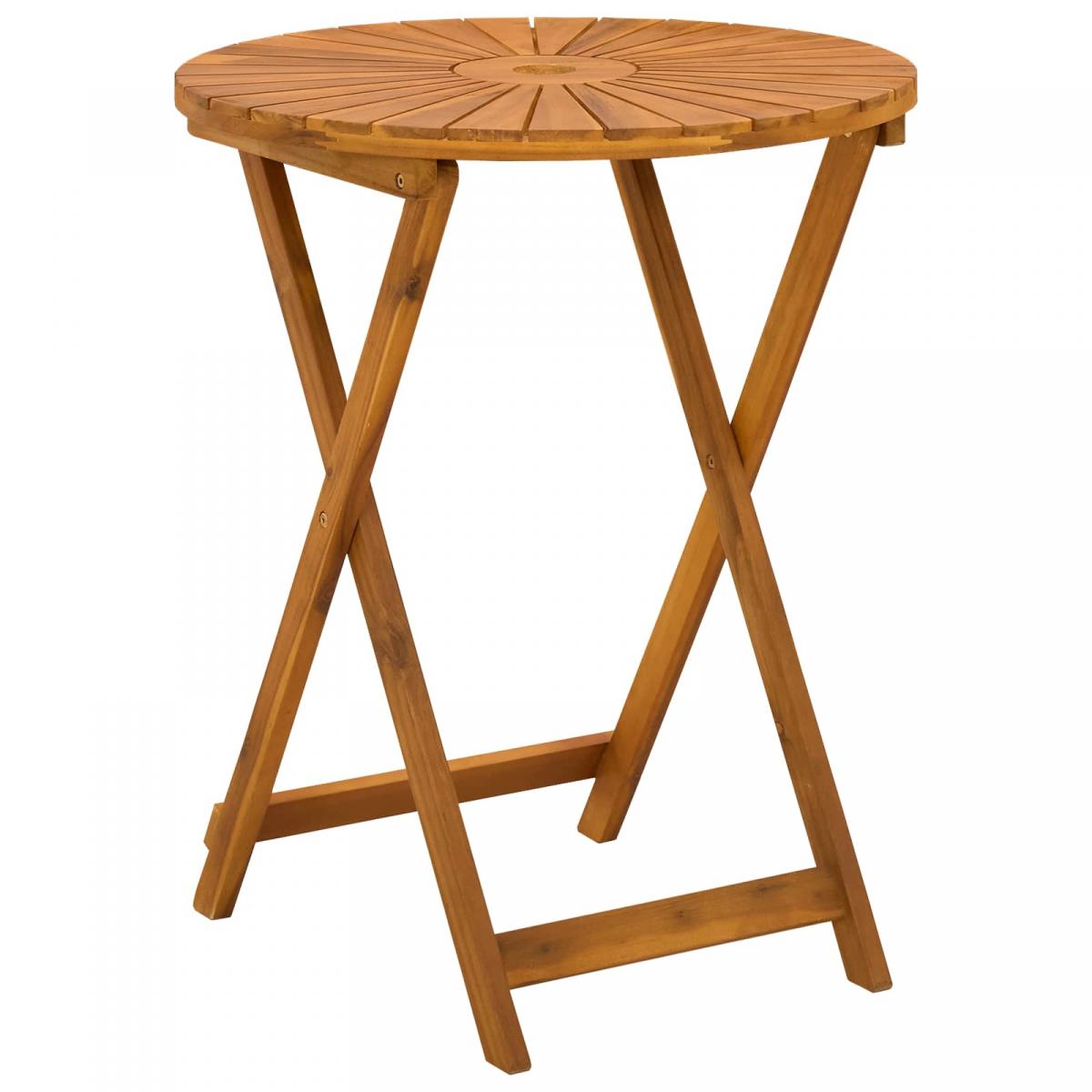 Mesa de jardín plegable