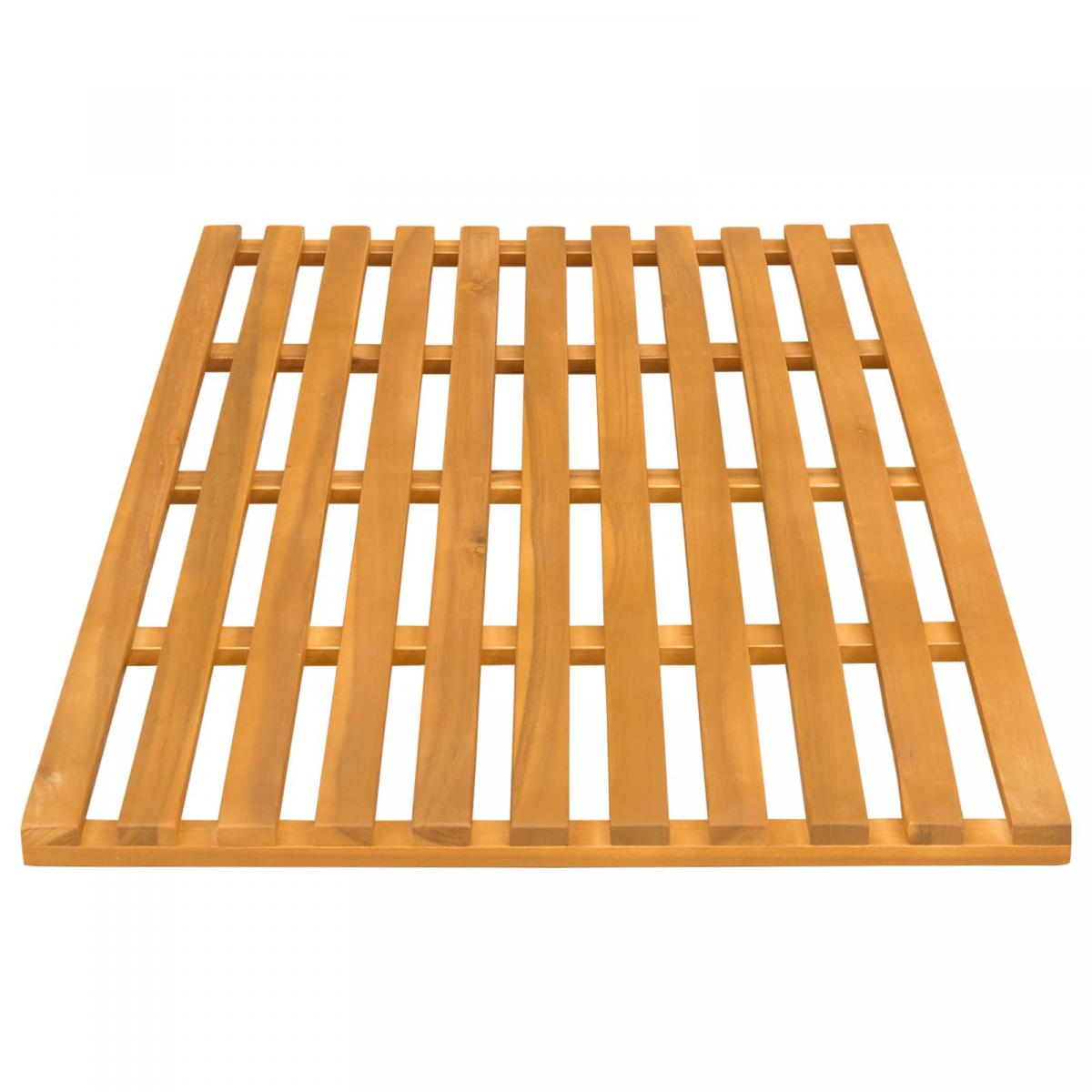 Alfombrilla de baño Natural Madera de Acacia Sólida