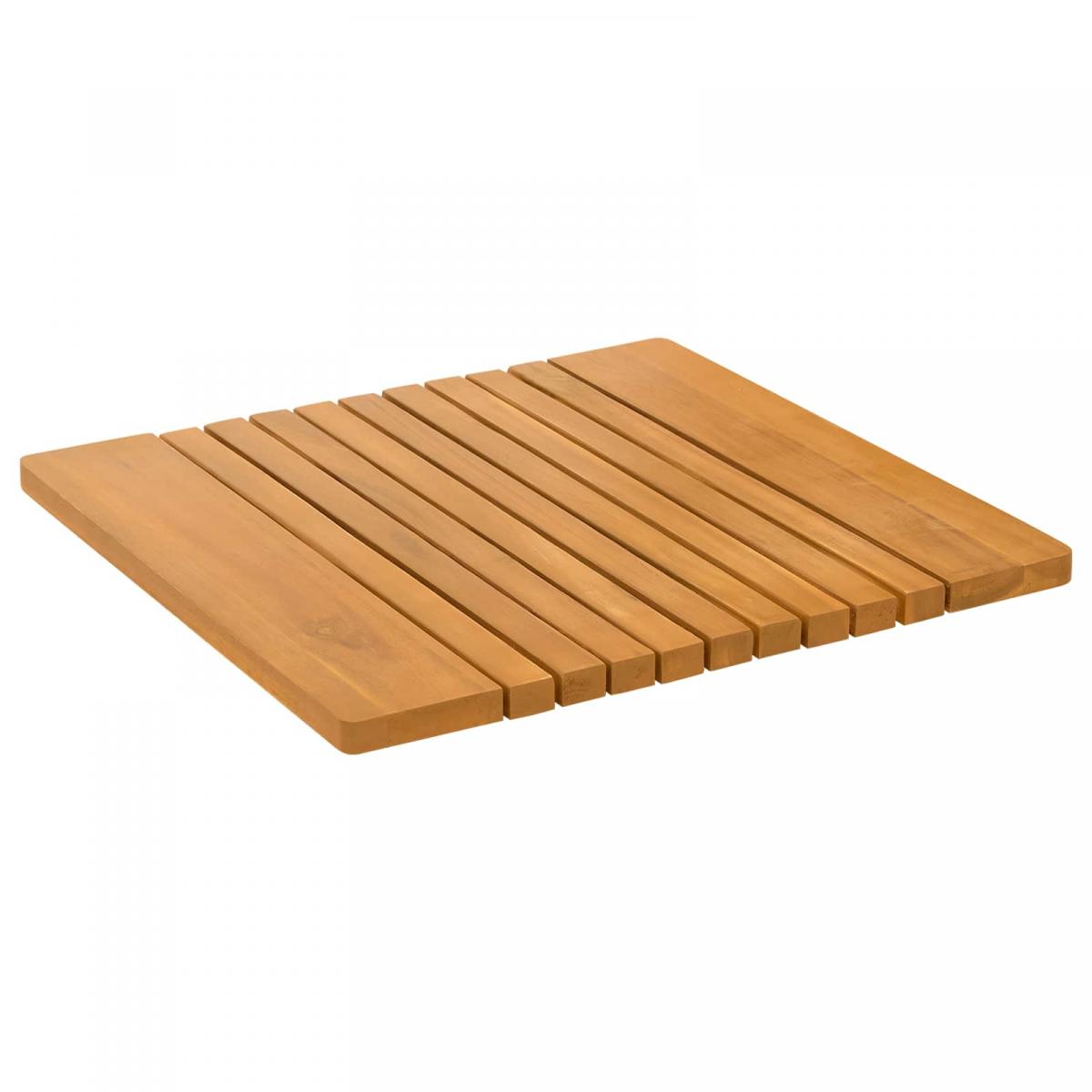Alfombrilla de baño Natural Madera de Acacia Sólida