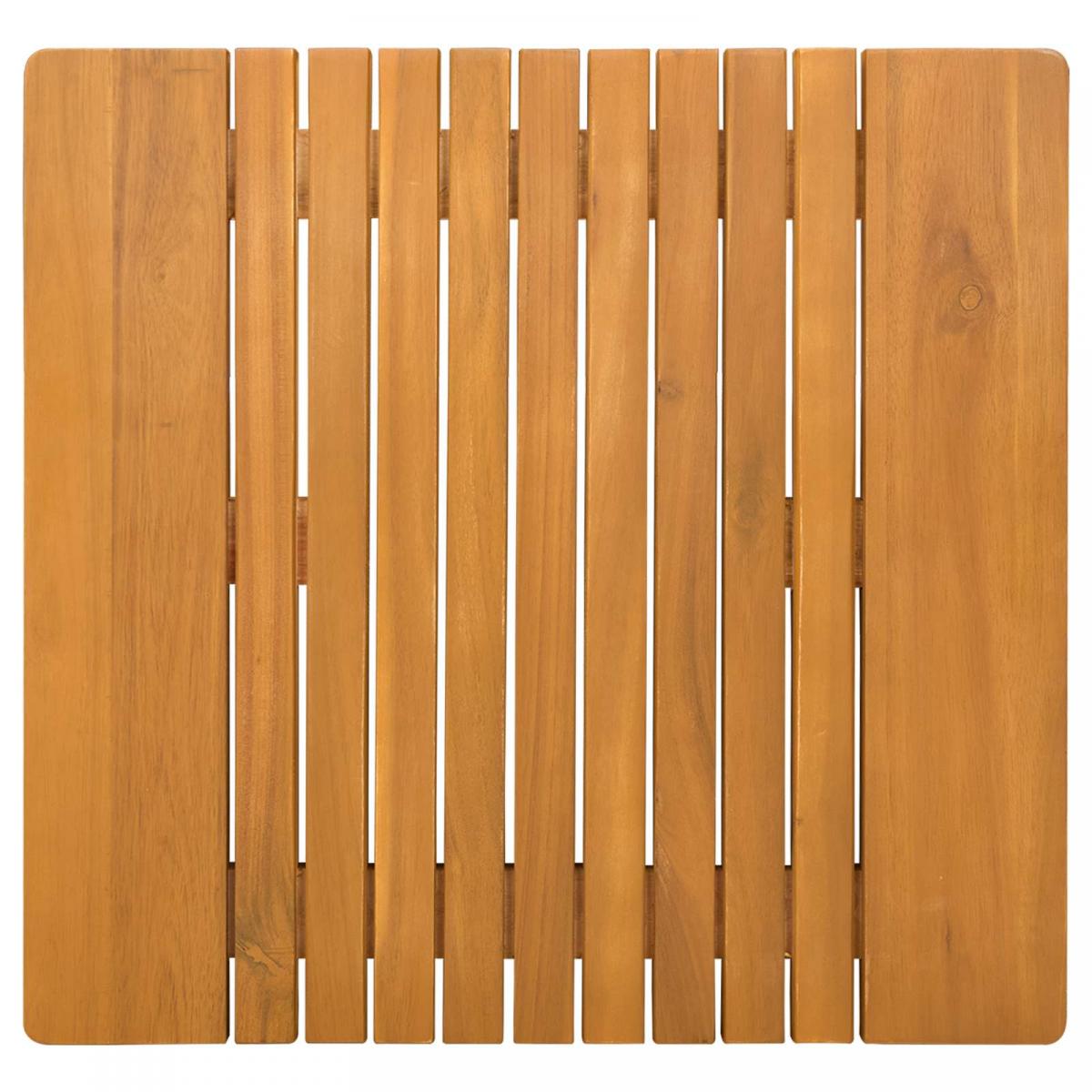 Alfombrilla de baño Natural Madera de Acacia Sólida