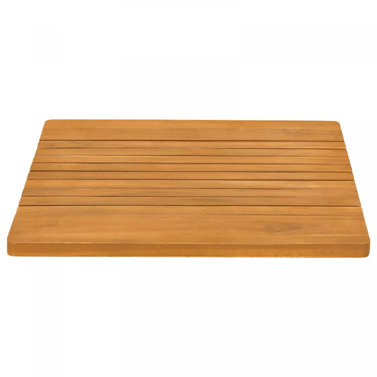 Alfombrilla de baño Natural Madera de Acacia Sólida