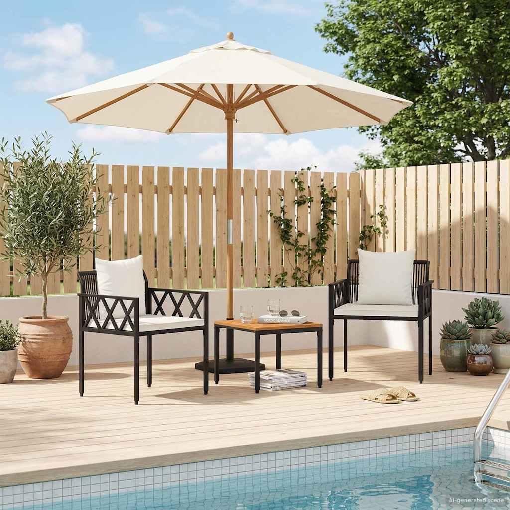 Juego de muebles de exterior 3 uds