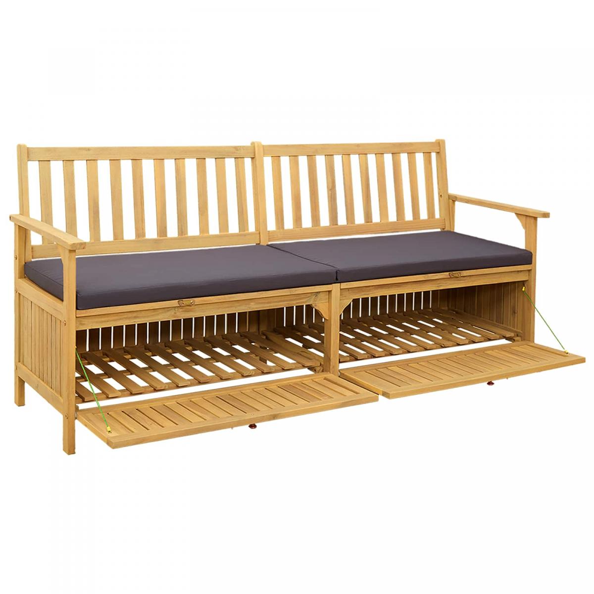Banco de almacenamiento 2 -Seater Rectangular