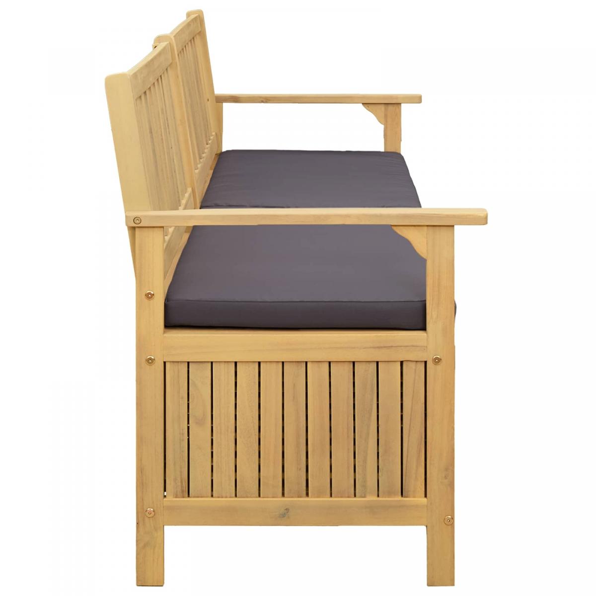 Banco de almacenamiento 2 -Seater Rectangular