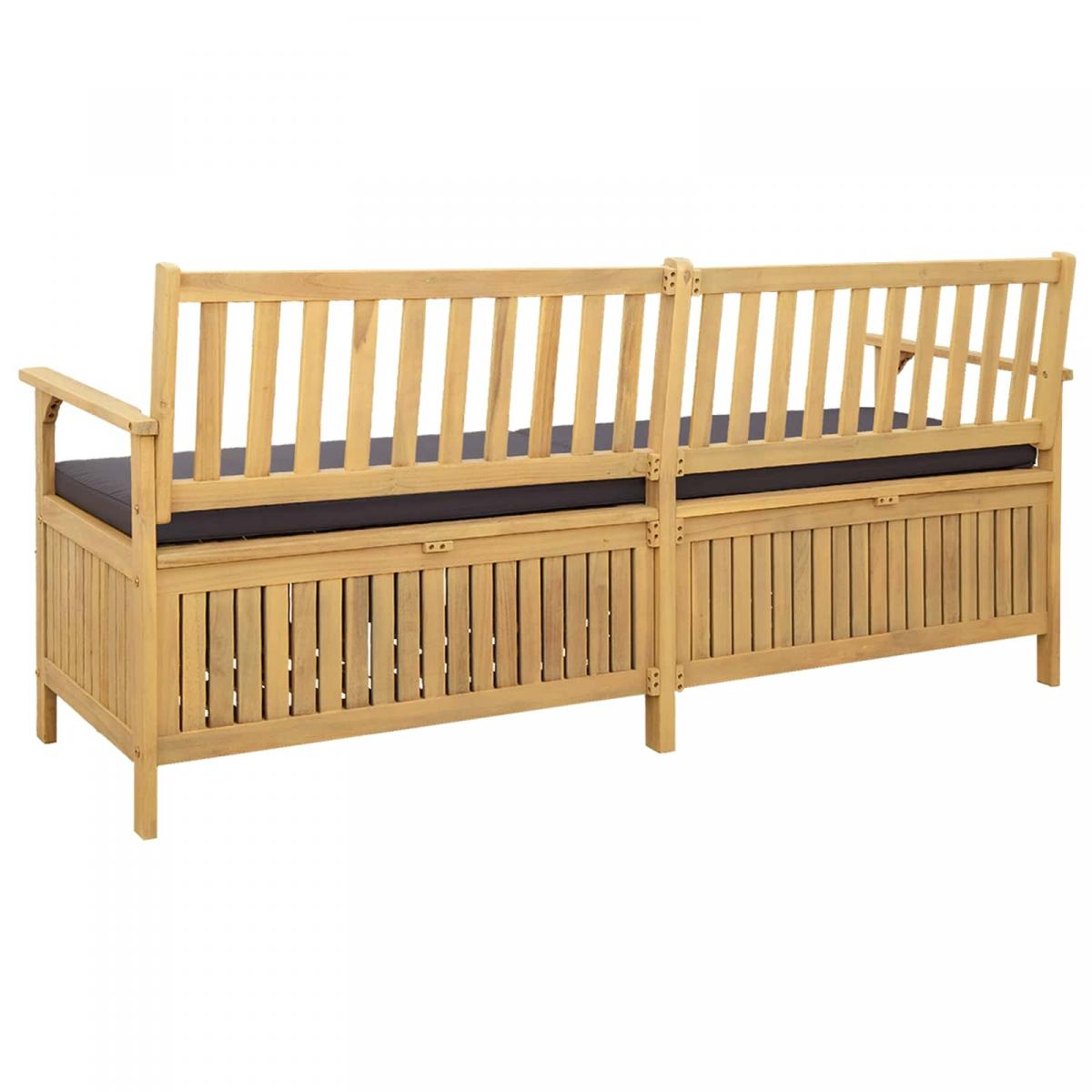 Banco de almacenamiento 2 -Seater Rectangular