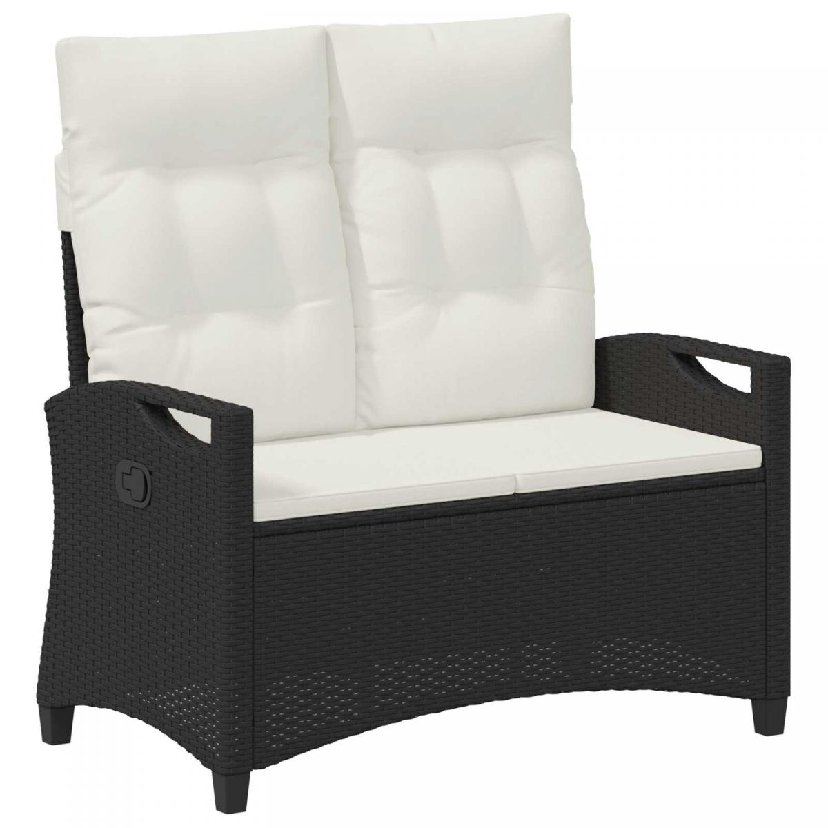 Banco de jardín con almohada y 105 x 60 x 112 cm