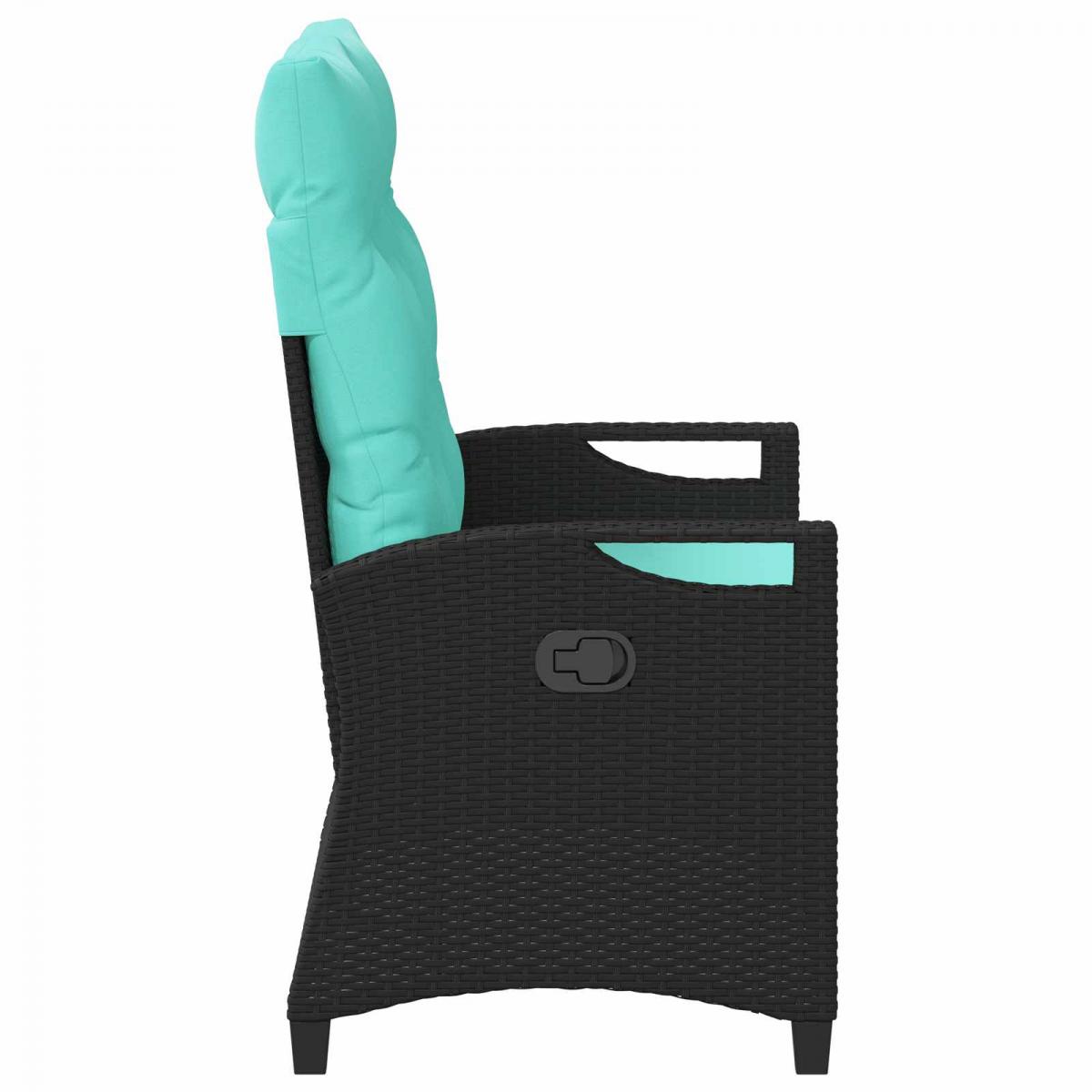 Banco de jardín con almohada 105 x 60 x 112 cm acero