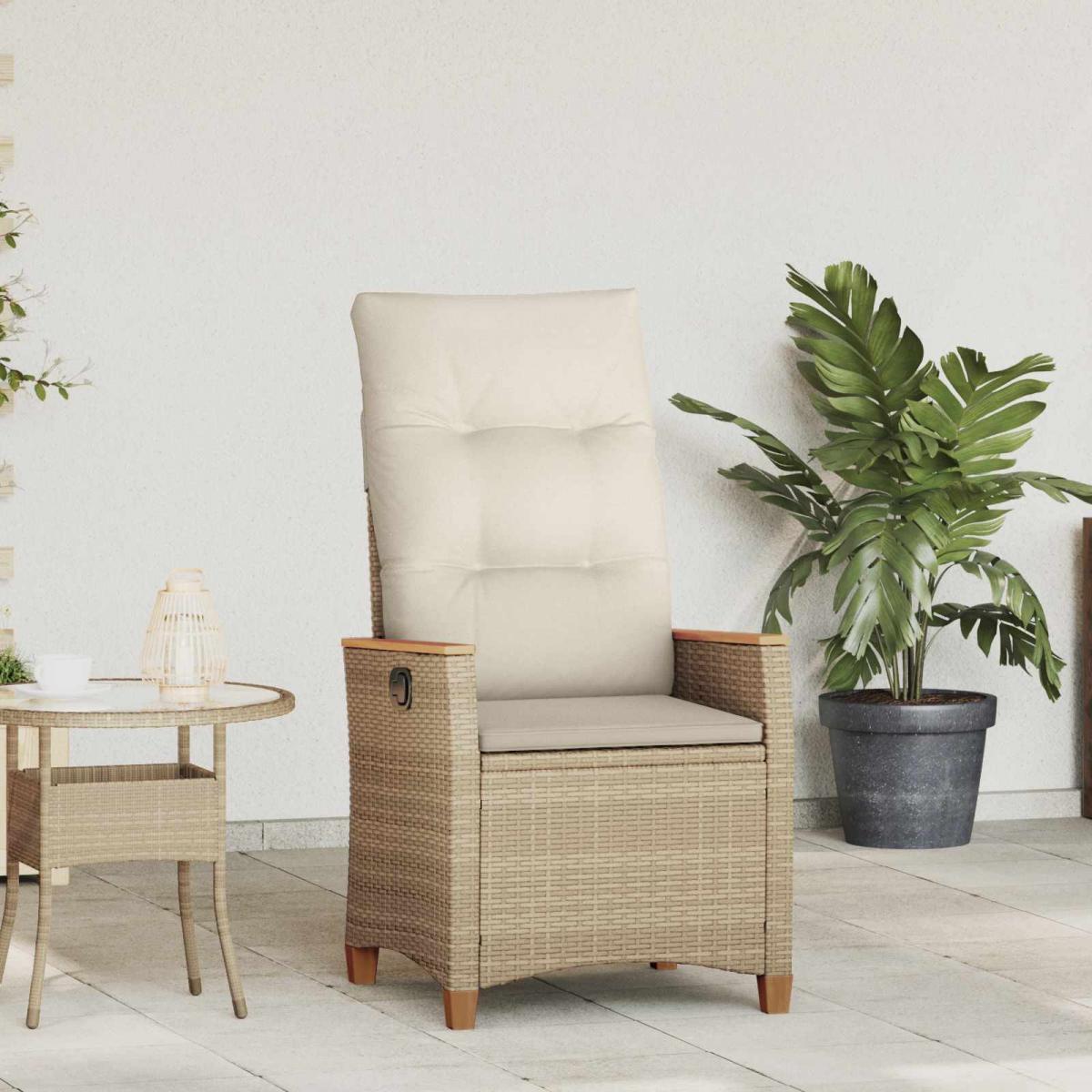 Silla de jardín reclinable