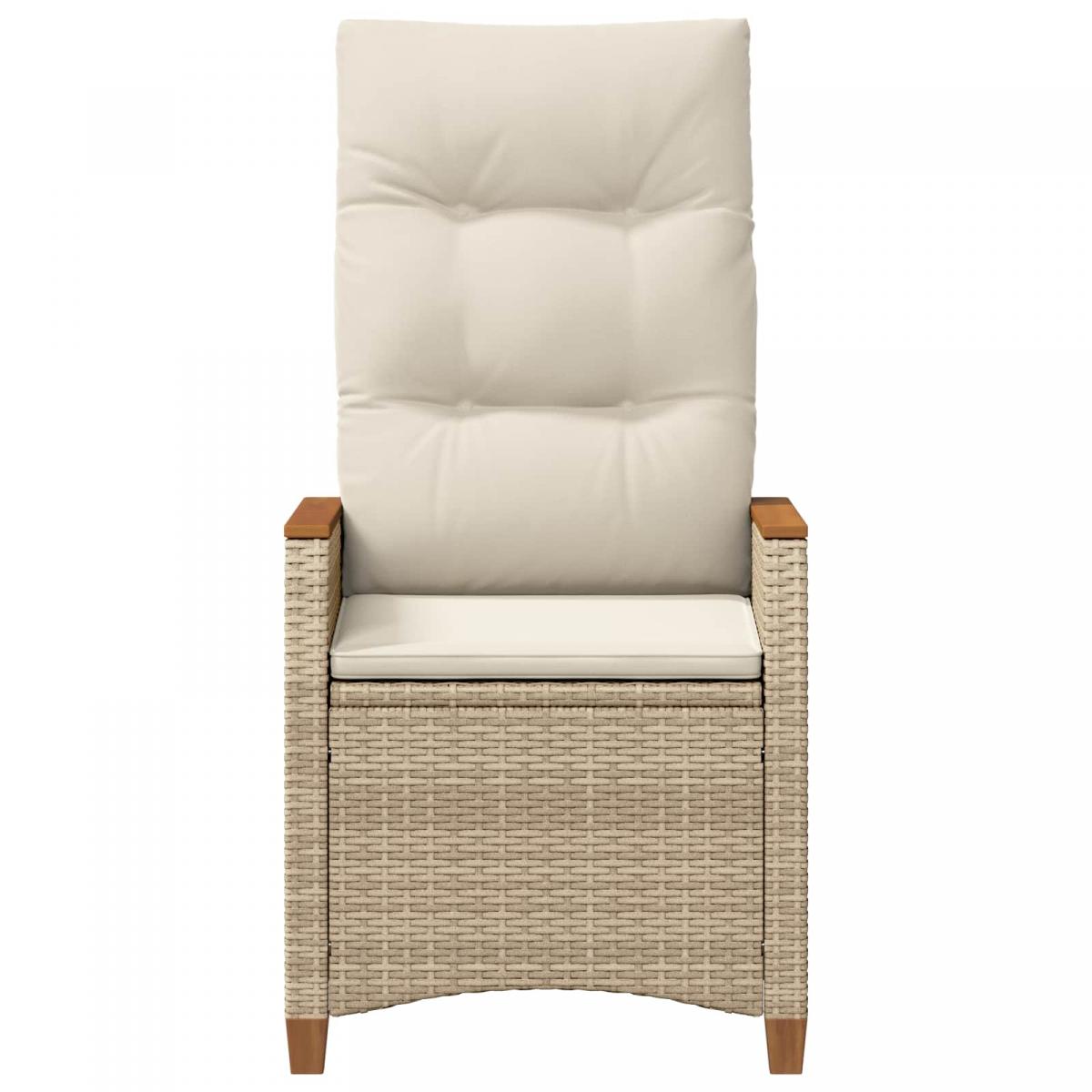 Silla de jardín reclinable