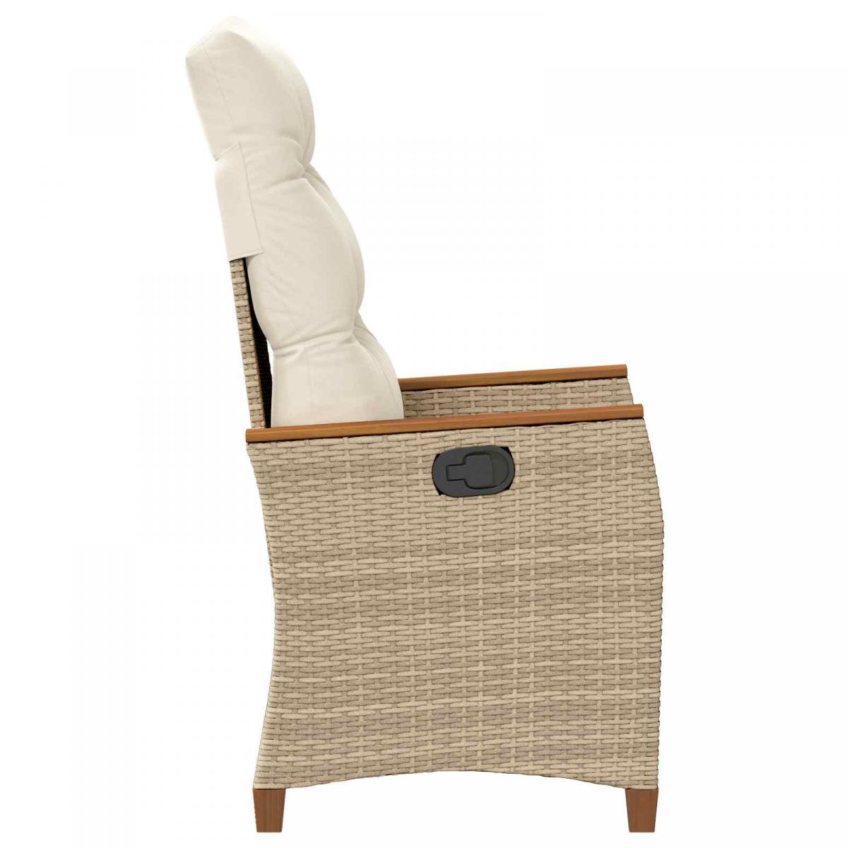 Silla de jardín reclinable