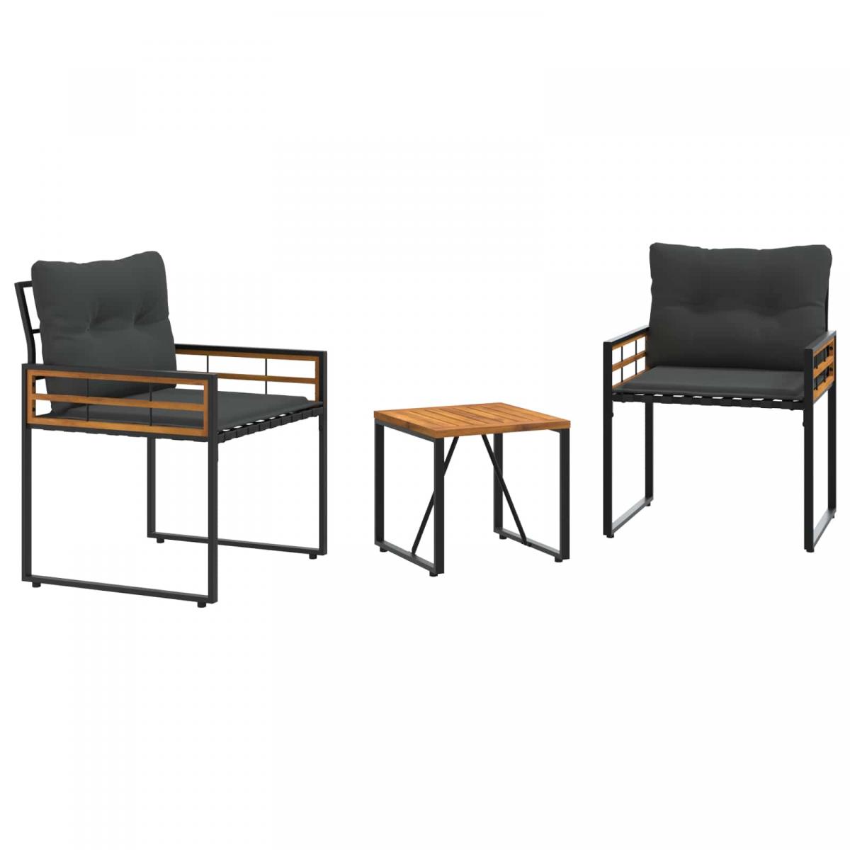 Juego de muebles de exterior 3 uds