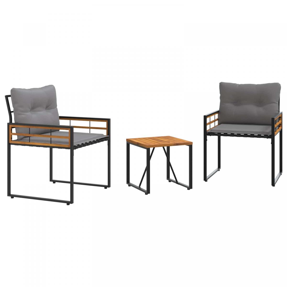 Juego de muebles de exterior 3 uds
