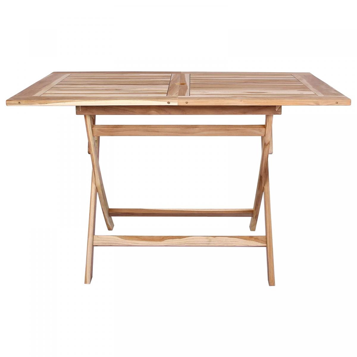 Mesa de jardín plegable