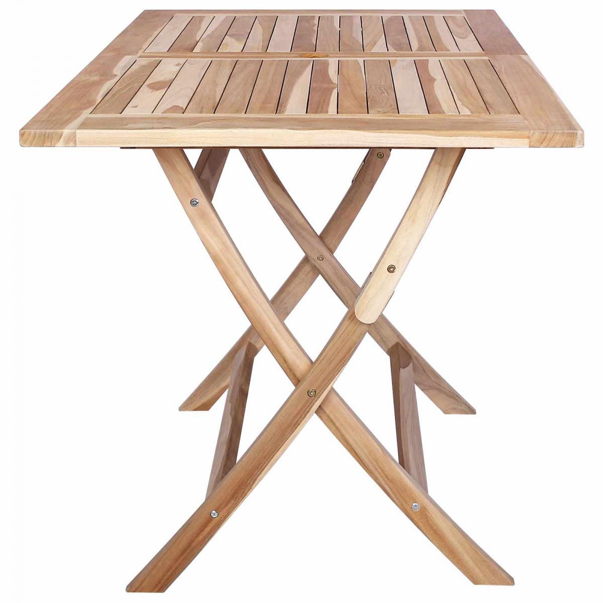 Mesa de jardín plegable