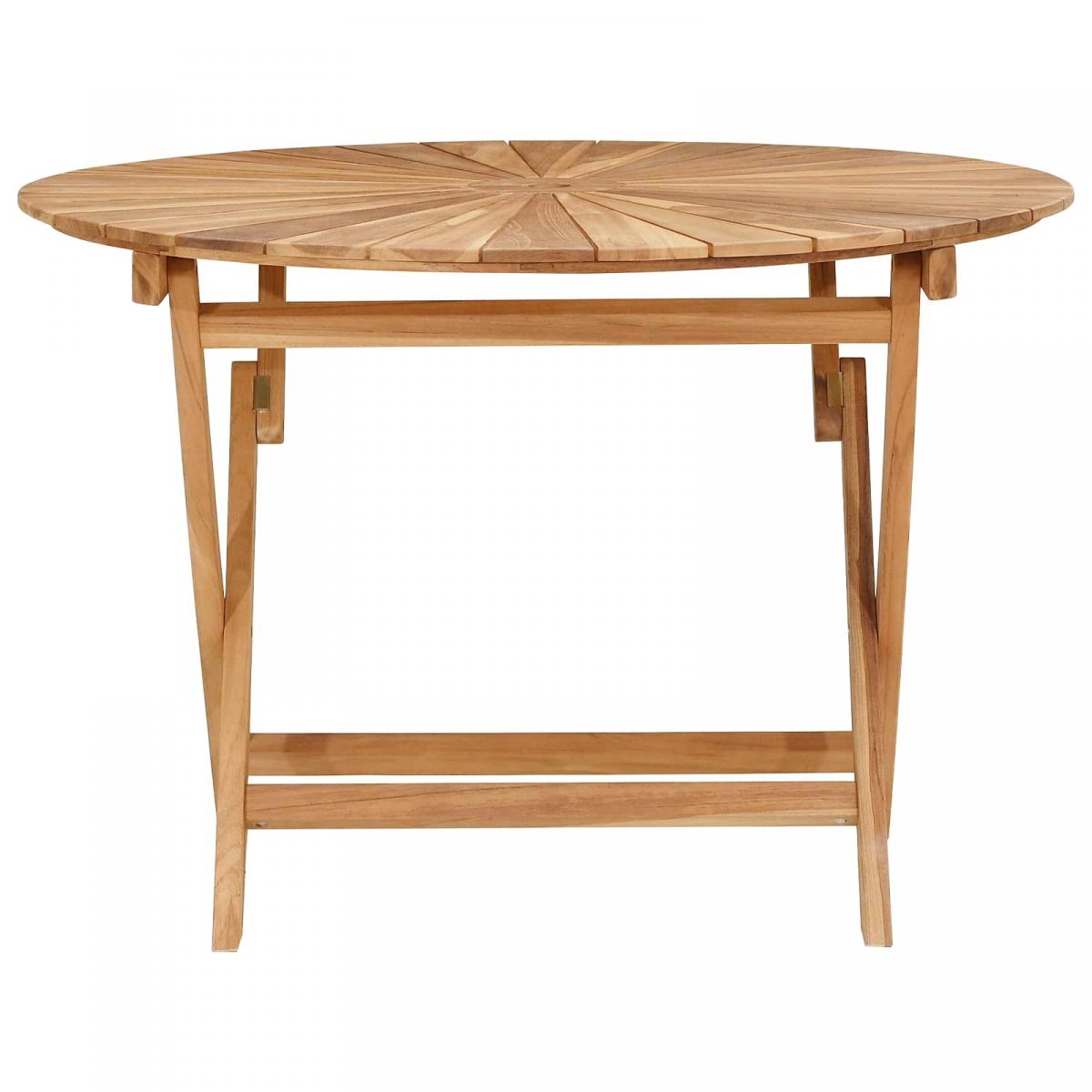 Mesa de jardín plegable