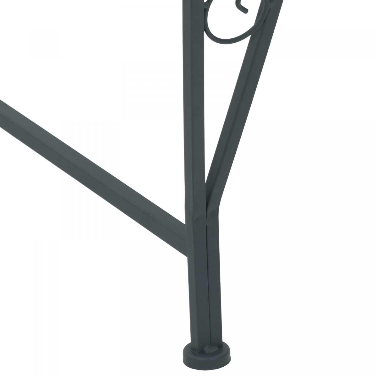 Banco de Árbol 4-Número de plazas 160 x 80 x 89 cm Acero Negro