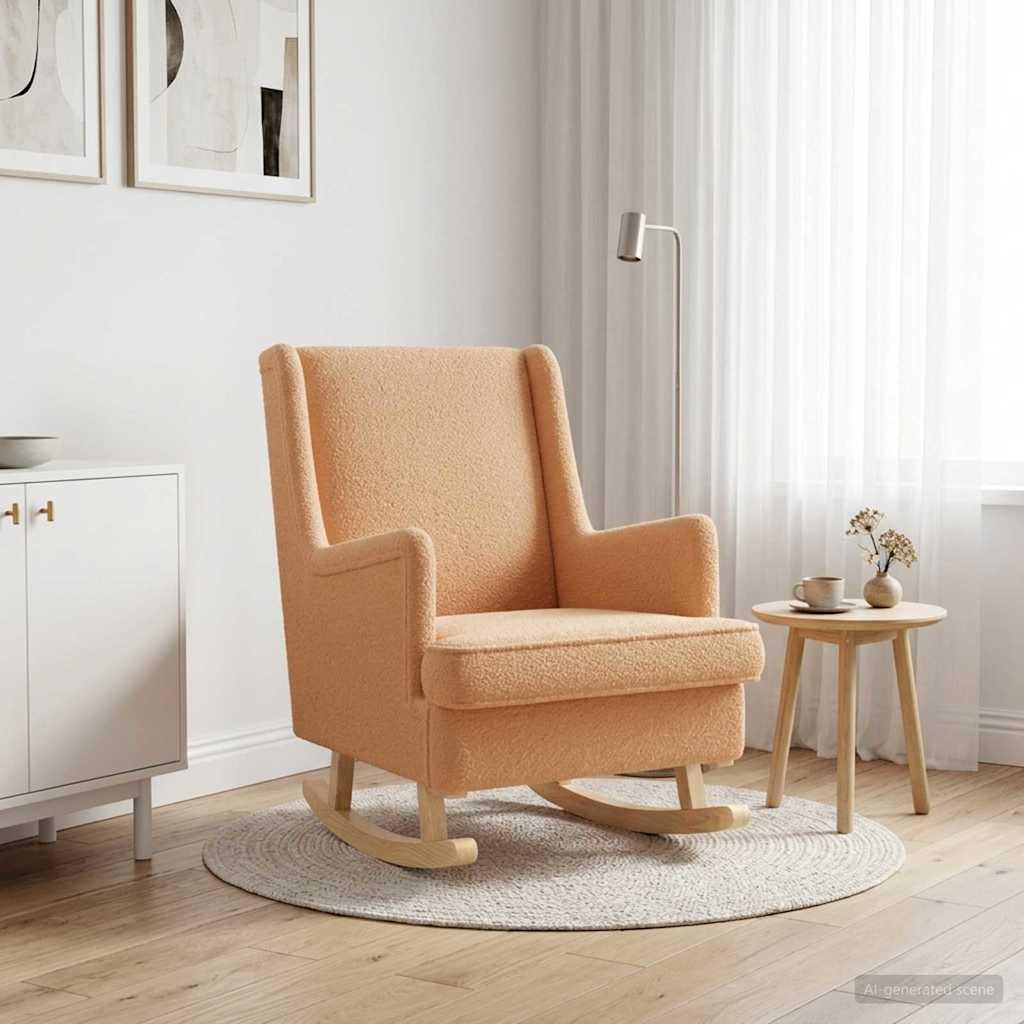 Mecedora 62 x 80 x 85 cm Bouclé