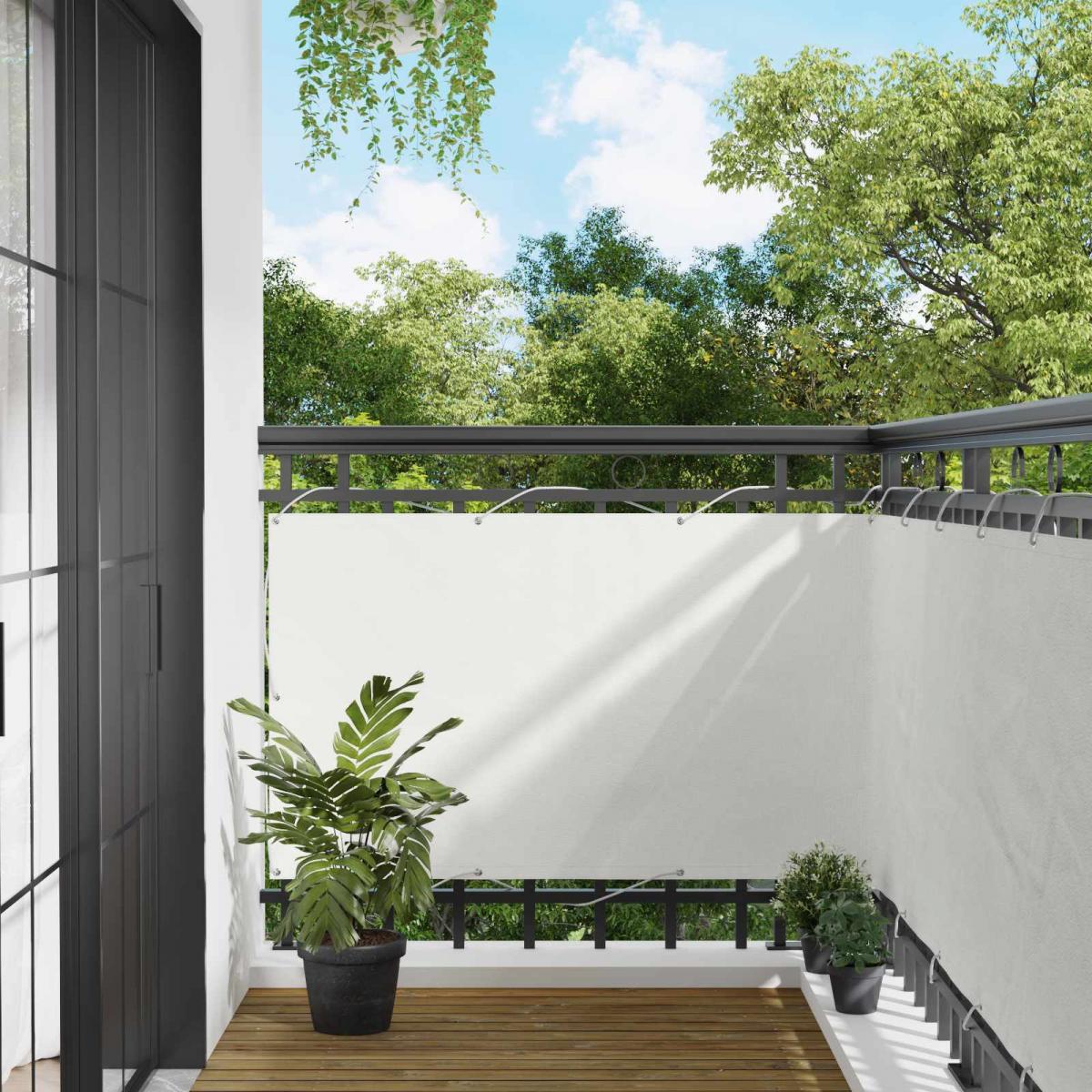 Pantalla de Balcón 100 x 600 cm Tela Oxford Rectangular